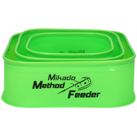 Mikado nádoba eva method feeder 007 set (18x18x8cm)1ks.+(22x22x8cm)1ks.+(26x26x8cm)1ks. 1 ks