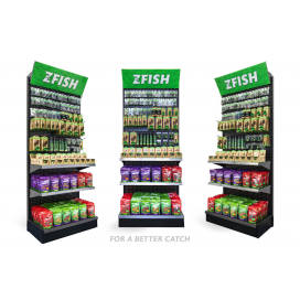 ZFISH Akční Set Produktů + Prodejní Stojan Zdarma!
