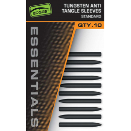 Fox Převleky Edges Essentials Tungsten Anti Tangle Sleeve 10 ks Standard