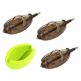 Mikado kŕmidlo method feeder "douglas" q.m.f. systém l sada 3x40g + forma 1 ks