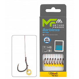 Mikado Návazec Mf Mf14 S Gumkou Háček Bez Protihrotu 14 / Pletená Šňůra: 0.12mm/10cm 8 Ks