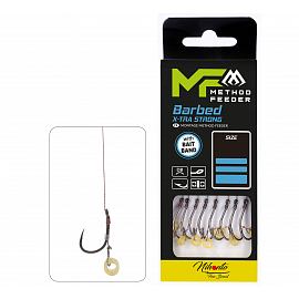 Mikado mf rig with bait band barbed hooks no 8 db / braid: 0.12mm/10cm 8 ks.
