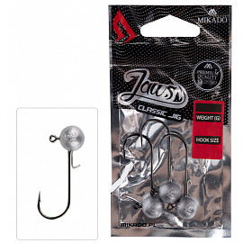 Mikado jigové hlavičky jaws classic 35g4/0 bn 3 ks