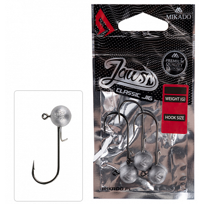 Mikado jigové hlavičky jaws classic 7g2 bn 3 ks Mikado jigové hlavičky jaws classic 7g2 bn 3 ks
