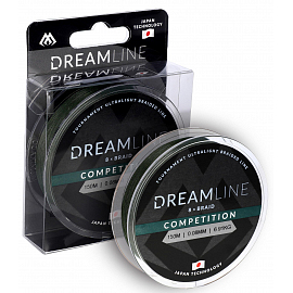 Mikado pletená šnúra dreamline competition 0.18mm/18.32kg/150m zelená 1 cievka