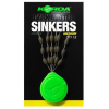 Korda Stoppery Tungstenové Sinkers Weedy Green 9 ks