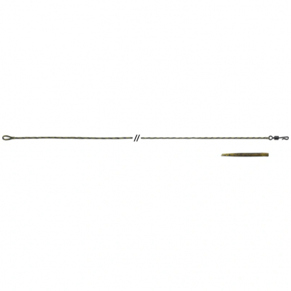 Anaconda olovnica Jungle Quick Change Leadcore Leaders 50lb 80cm 3ks zelená
