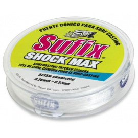 Sufix Shock Max 5x15 m číry 0,26-0,57mm