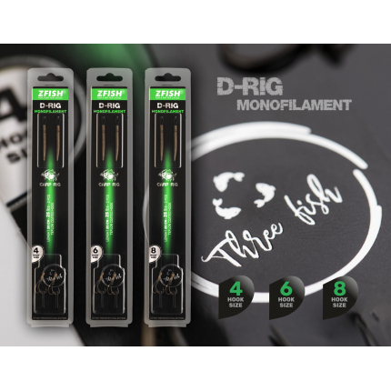 Zfish Náväzec Monofilament D-Rig 20 cm