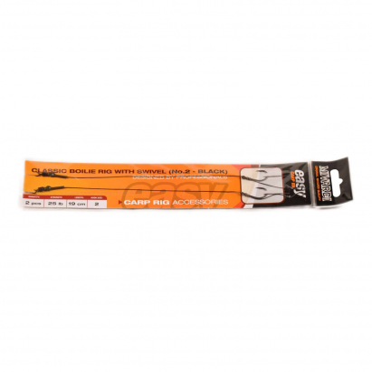 Mivardi náväzcami Classic Boilie Rig Easy s obratlíkom Black