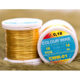 Hends krúžkovací drôtik Colour Wire 0,09mm 21,6m Zlatá