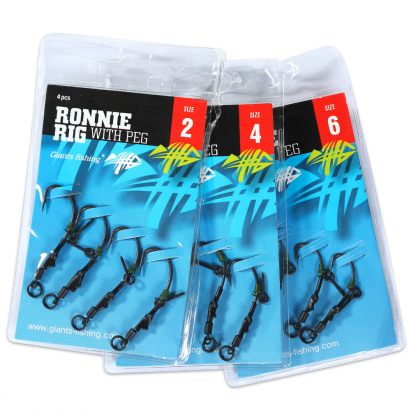 Giants fishing Kaprový nadväzec Ronnie Rig with Peg(4ks)