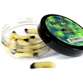Revol Baits nástraha Caddis Larva 30mm príchuť syr-cesnak, farba natural 10ks
