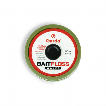 Garda náväzcové materiály - Bait Floss Waxed šnúrka na nástrahy 50m