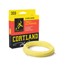 Cortland muškárska šnúra 333 Classic Trout All Purpose Freshwater Yellow|WF3F 90ft