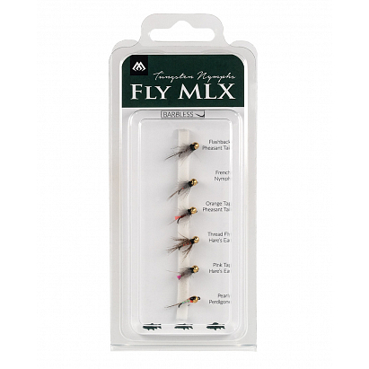 Mikado Sada Umělé Mouchy Tungsten Nymphs Barbless 1 Ks