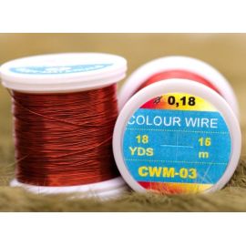 Hends krúžkovací drôtik Colour Wire 0,09mm 21,6m Červený
