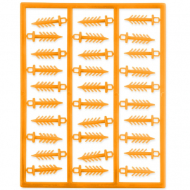 Anaconda hroty Micro Barb Boilie Spikes oranžová 60ks