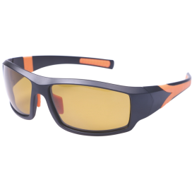 Mistrall polarizačné okuliare žlté s čierno oranžovými obrúčkami