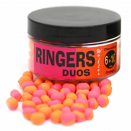 Ringers - Wafters Duos oranžová & ružová 6+10mm 70g
