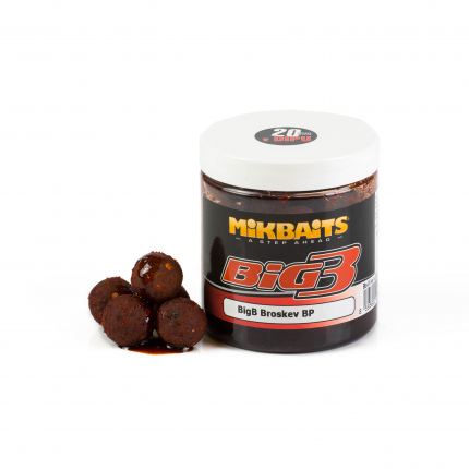 Mikbaits Boilie v Dipu Bigby Broskyňa Black Pepper 250ml