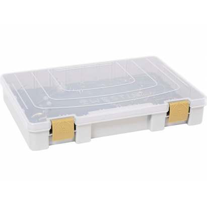 Westin Krabička W3 Rig Box Grey / Clear 28 x 19,5 x 4,5 cm Westin Krabička W3 Rig Box Grey / Clear 28 x 19,5 x 4,5 cm