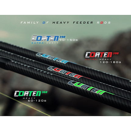 Zfish Prut Corten Method Heavy Feeder 3,9 m 180 g 3 díl