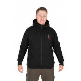 Fox Bunda Collection Sherpa Jacket Black Orange