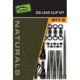 Fox Montáž Naturals Zig Lead Clip Kit 5 ks Fox Montáž Naturals Zig Lead Clip Kit 5 ks