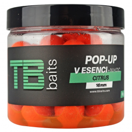 TB Baits Plovoucí Boilie Pop-Up Orange Citrus + NHDC 65 g TB Baits Plovoucí Boilie Pop-Up Orange Citrus + NHDC 65 g