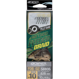 náväzec Owner FDB-02, háčik č.8, šnúrka 0.15mm (6ks)