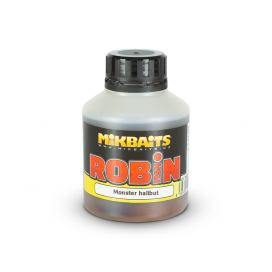 Akcia Mikbaits Robin Fish booster 250ml - Monster halibut