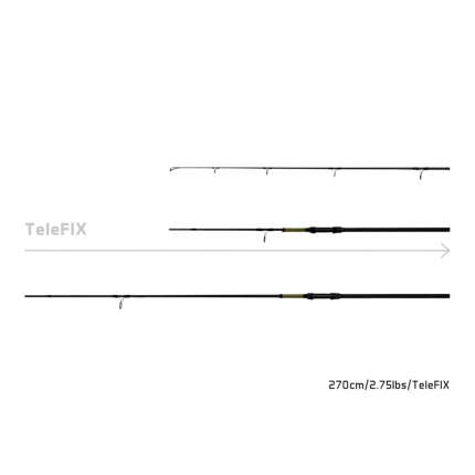 Delphin Rybársky prút STALX 270cm/2.75lbs/TeleFIX