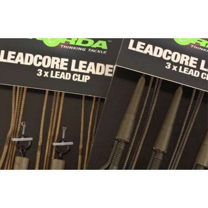 Korda Montáže Leadcore Leader heli weed 3ks
