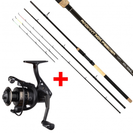 Giants fishing Prút Radiant MX Feeder 3.3m(11ft) 50-100g + Navijak Deluxe FD 3000