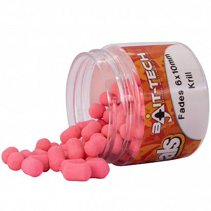 Bait-Tech Criticals Fades Wafters - Pink Krill 6x10 mm, 50 ml