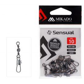 Mikado obratlík barrel s karabínou typu interlock veľ. 10 bn 10 ks