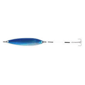Mikado trblietka belona veľ. 4/40g/9cm striebro modrá 1 ks
