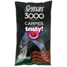 Sensas Kŕmenie 3000 Carp Tasty Strawberry 1kg