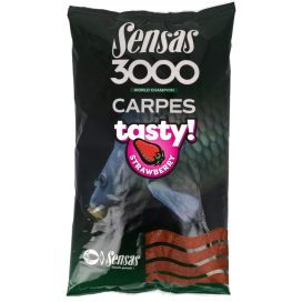 Sensas Kŕmenie 3000 Carp Tasty Strawberry 1kg