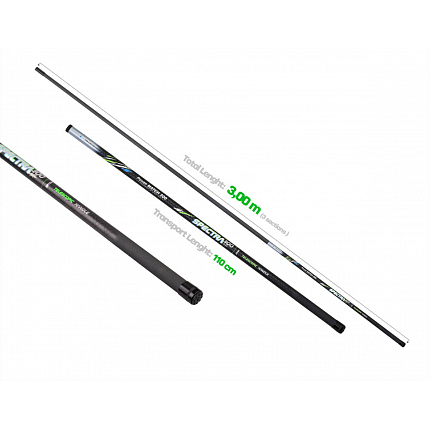 Zfish Podběráková Tyč Spectra Tele Handle 3 m