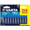 Varta Batéria LR6 7+3 Long Life Power AA