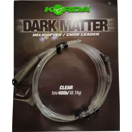 Korda Helikoptérová Montáž Dark Matter Leader Heli Clear 40lb