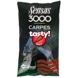 Sensas Kŕmenie 3000 Carp Tasty Spicy1kg