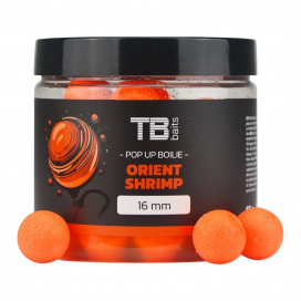 TB Baits Plovoucí Boilie Pop-Up Orient Shrimp + NHDC 65 g TB Baits Plovoucí Boilie Pop-Up Orient Shrimp + NHDC 65 g