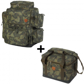 Giants fishing Akční set - Batoh Luxury X-Large Rucksack + Chladící taška Thermo Cooler Bag