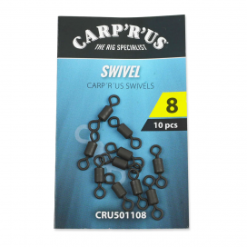 Carp´R´Us Obratlíky Swivel veľ.8, 10ks Carp´R´Us Obratlíky Swivel veľ.8, 10ks