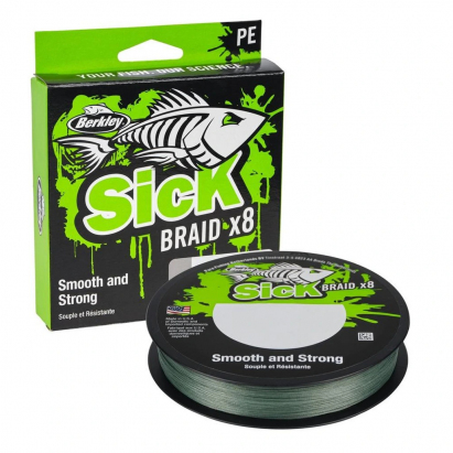 Berkley Šnúra SicK Braid x8 Moss Green 150m