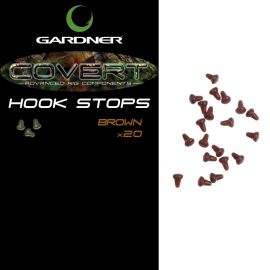 Gardner Zarážka zvonová Covert Hook Stops|Brown (hnedé)