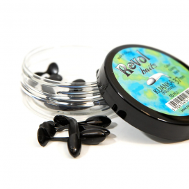 Revol Baits nástraha Pollywog 37mm príchuť syr-cesnak, farba čierna 10ks